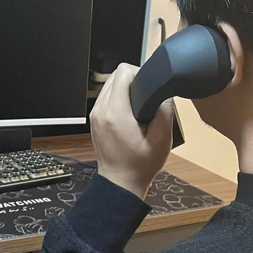 Vista 4 de Auricular Bluetooth Retro Micrófono Micrófono Confort Altavoz Receptor de Llamadas Teléfono Compatible con iPhone iOS Android iOS Teléfono Celular