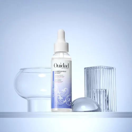Vista 6 de Ouidad Unbreakable Bonds - Gotas de mezcla, fortalece y repara el cabello, sin fragancia, 2 onzas líquidas