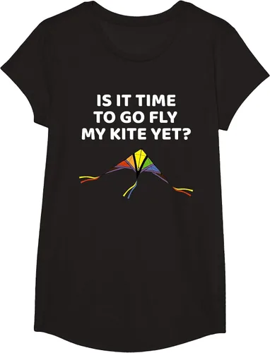 Vista 5 de Kite Flying Outdoors Hobby for Adults & Children T-Shirt