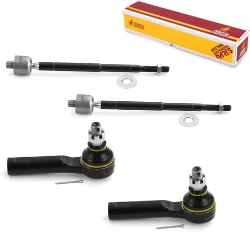 Vista 77 de Metrix Premium Chassis Parts - Kit de 4 piezas de extremos de barra de acoplamiento frontal exterior e interior compatible con Nissan Pathfinder