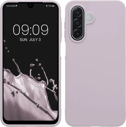 Vista 97 de kwmobile Funda compatible con Samsung Galaxy A12 - Funda protectora de silicona TPU suave y delgada - Azul Báltico Azul (Baltic Blue)