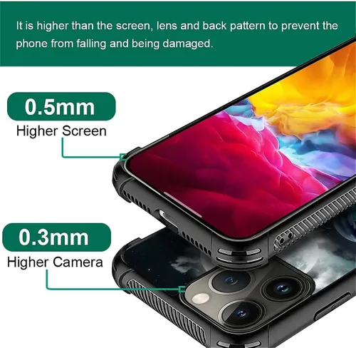 Vista 48 de Funda compatible con iPhone 15, diseño de elefantes africanos, diseño increíble a prueba de golpes, antiarañazos, carcasa trasera de policarbonato