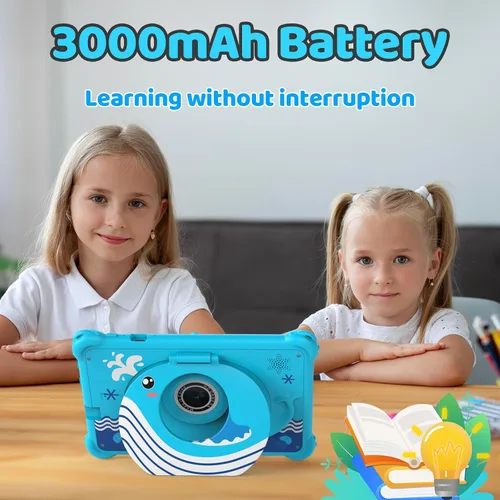 Vista 5 de Tableta para Niños de 7 pulgadas, Tableta Android para Niños Pequeños, Pantalla IPS de Protección Ocular, 4GB RAM 32GB ROM, Bluetooth Wifi, Tabletas