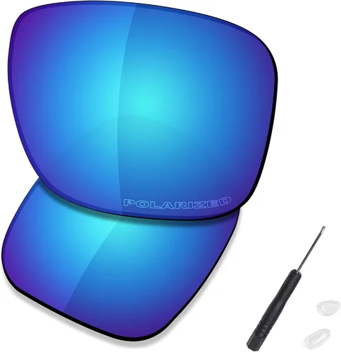 Vista 10 de SAUCER Premium Replacement Lenses & H20 Screwdriver & Nose Pieces for Oakley Holbrook Metal OO4123 UV400 Protection