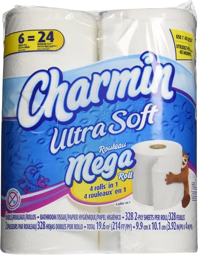 Vista 14 de Charmin Papel de baño ultra suave 16 rollos dobles = 32