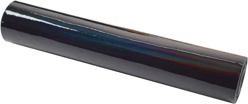 Vista 3 de HGUAN Tela de vinilo holográfica de 12 x 53 pulgadas, 1 rollo de hojas de piel sintética son adecuadas para lazos, aretes de cuero y otros artículos