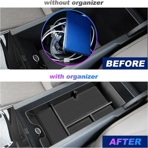 Vista 2 de SXCY Organizador de consola central Toyota Camry 2025 para accesorios Camry