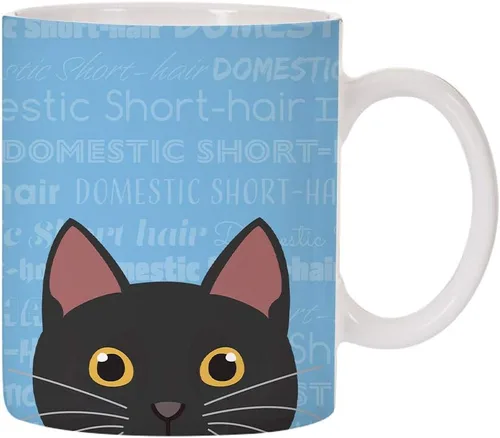 Vista 11 de Adorable diseño de raza de gato taza de café de cerámica de 11 oz (abisinio)