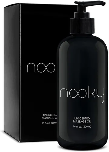 Vista 9 de Aceite de masaje de coco Nooky con aceite de coco fraccionado para masajear 16 onzas Hydrating Non-Greasy Body Oil with Fractionated Coconut Oil