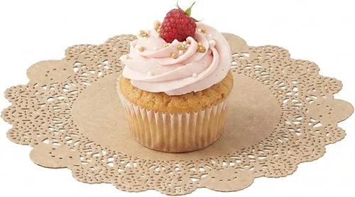 Vista 103 de Restaurantware Pastry Tek Blondas de Encaje de 4 x 4 Pulgadas 100 Vajilla Decorativa - Blondas de Mesa Desechables Redondas de Papel Negro