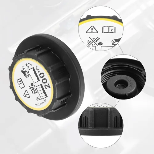 Vista 3 de ACROPIX Tapa de depósito de refrigerante a presión de radiador para Land Rover Discovery 5 Supercharged Gasolina - Paquete de 1 unidad color negro