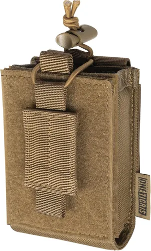 Vista 10 de OneTigris Funda de radio para BaoFeng UV-5R BF-F8HP Bolsa de nailon MOLLE para Walkie Talkie Rifle Mag (negro) Fit BaoFeng UV-5R BF-F8HP,w/ USA