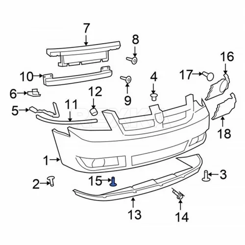 Vista 5 de Rexka 100 unids M6.3 Splash Shield Cubierta de la rueda Cubierta de parachoques Retenedor Clip Pin Remache para Jeep Dodge Ram Chrysler 6501916 GM