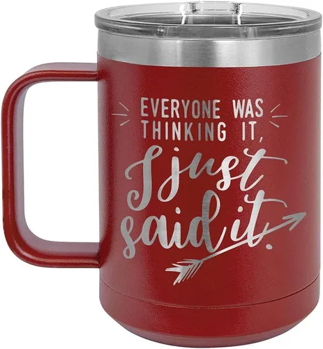 Vista 16 de Taza de café con tapa superior deslizante, con aislamiento para viaje, ideal para regalo de cumpleaños o Navidad de mujeres/hombres