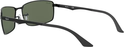 Vista 5 de Ray-Ban Gafas de sol rectangulares de metal RB3498 para hombre