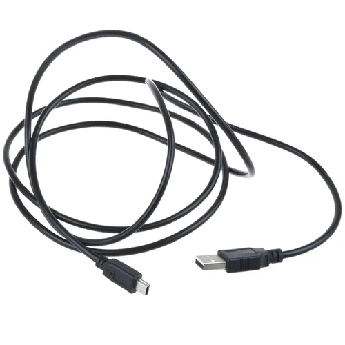 Vista 5 de Cable de alimentación USB, cable de carga, enchufe compatible con Zoom Q4 Q4n Q8 R8 Handy Recorder