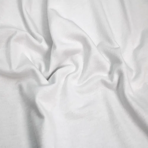 Vista 2 de Tela de rizo francés 100% algodón blanco por The Yard - Estilo 811