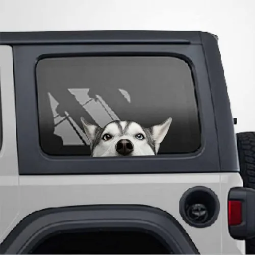 Vista 8 de Calcomanías de perro caniche, divertidas calcomanías de vinilo troqueladas para automóvil, laptop, parachoques Estilo-37