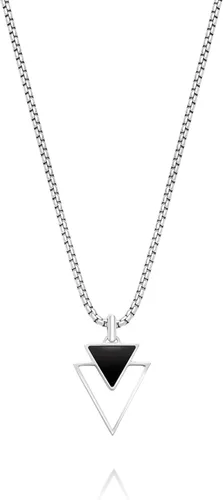Vista 18 de Galis Collar para hombre, collar de cadena de plata de acero inoxidable de alta calidad para hombres, no se deslustra, cadenas para hombres