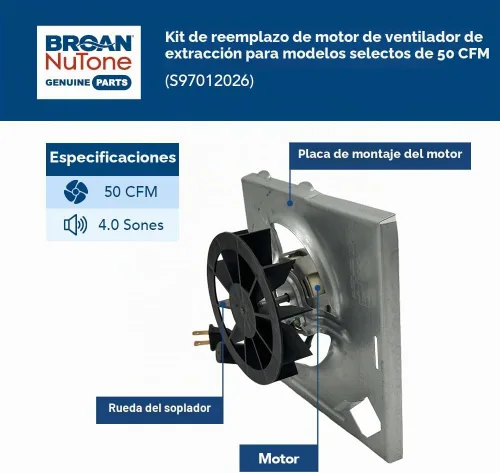 Vista 2 de Broan-NuTone Ventilador S97012026