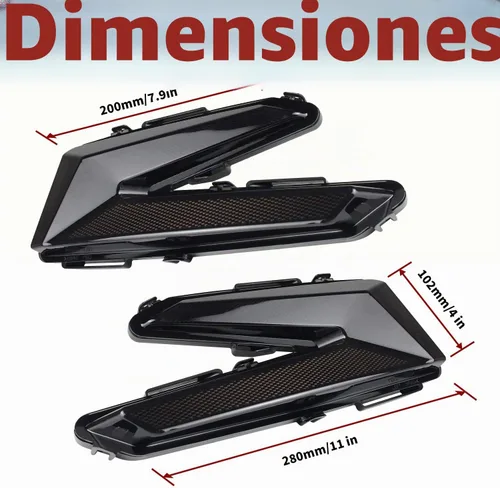 Vista 6 de 2 lámparas de freno traseras negras para Maverick X3, LH&RH