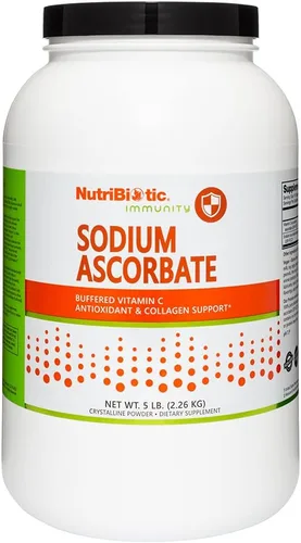 Vista 8 de NutriBiotic - Polvo de vitamina C tamponada con ascorbato de sodio, 2.2 libras Vegano, no ácido y más fácil de digerir que el ácido ascórbico