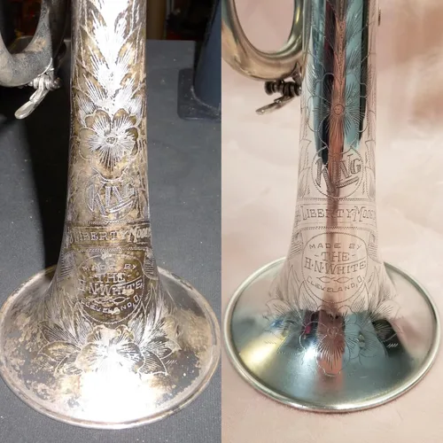 Vista 3 de MusicNomad MN741 - Pulidor de plata y paño para trompeta, trombón, flauta