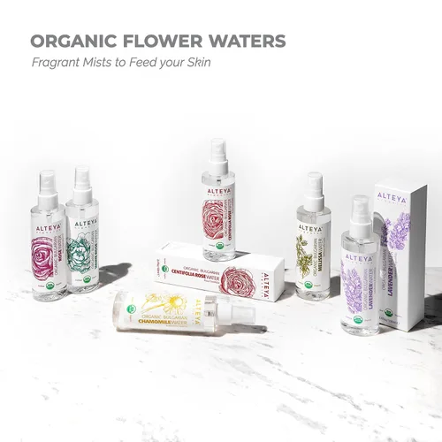 Vista 7 de Alteya Organics USDA - Tónico orgánico búlgaro de agua de rosas de 3.4 onzas líquidas 100% Pure Bulgarian Rose Water Tones, Hydrates, and