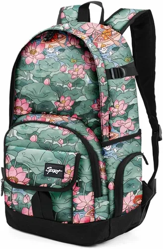 Vista 62 de Mochila escolar estilo Rickyh, mochila de viaje para hombres y mujeres, mochila ligera con compartimento para portátil, Tamaño único