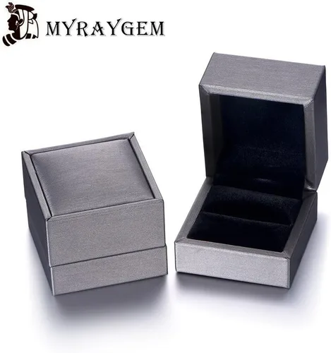 Vista 7 de Anillo de boda de diamantes de eternidad completa, oro blanco de 14 quilates, aniversario, anillo infinito, art déco, anillo a juego
