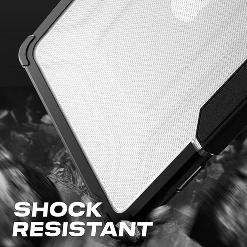 Vista 5 de SEYMAC stock Funda para MacBook Pro de 14 pulgadas, Protección Absorbente de Impactos con Soporte Plegable y Funda con Alfombrilla para Ratón