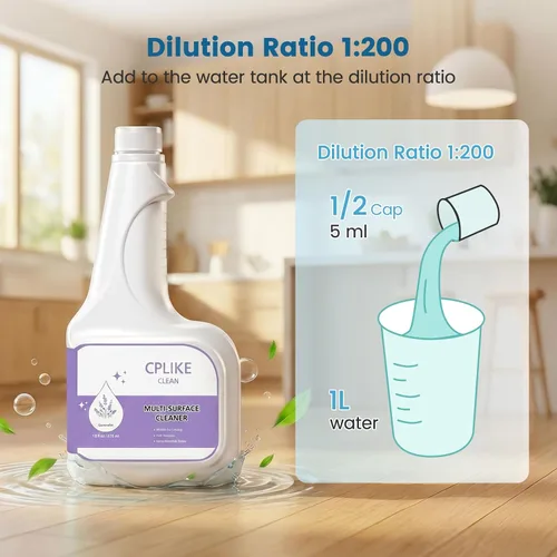 Vista 6 de CPLIKE Lavender Scented Floor Cleaning Solution Compatible with eufy C28 Lavender Version
