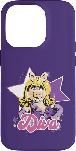 Vista 17 de Funda para iPhone 16 Disney The Muppets Miss Piggy Diva Retrato
