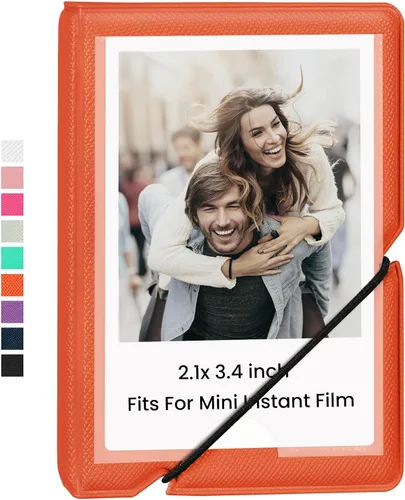 Vista 21 de Álbum de Fotos Mini Lifting con 28 Bolsillos para Imágenes de 2x3 Pulgadas que se Ajusta a Cámara Instantánea Fujifilm Instax Mini 7s 8 9 11 25 26