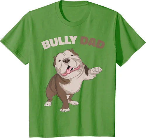 Vista 14 de American Bully Dad Dog Owner Father Funny Men T-Shirt Asphalt Grey