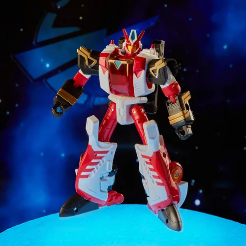 Vista 6 de Transformers Generations Legacy Voyager Class Velocitron Speedia 500 Colección de figuras: Cybertron Universe Override 18