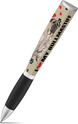 Vista 12 de I Love My Dog Bolígrafo Ballpoint para Cachorros (1 Bolígrafo, 3 Lados) Regalos para Mamá de Perro, Cumpleaños de Perro Bolígrafos Lindos