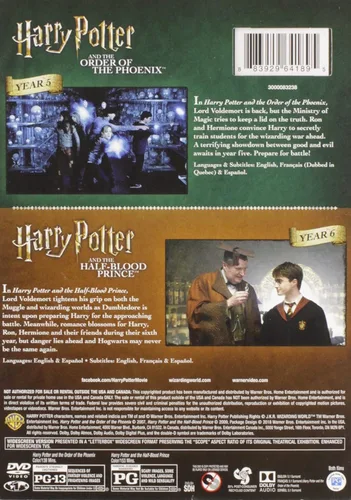 Vista 2 de Harry Potter Order of Phoenix Half-Blood Prince (2packDVD) (DVD)
