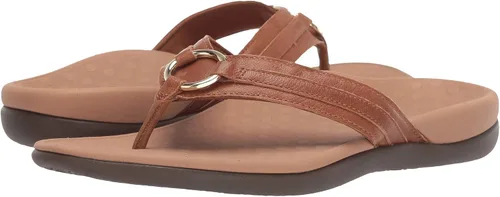 Vista 4 de Sandalias Vionic Tide Aloe, con tira para dedos, con diamantes de imitación, con soporte de arco ortopédico oculto, para mujer