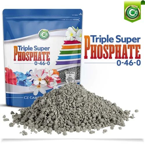 Vista 5 de Fertilizante triple súper fosfato 0-46-0 fabricado en Estados Unidos - Potenciador de floración - TSP alimento vegetal de fósforo puro para plantas