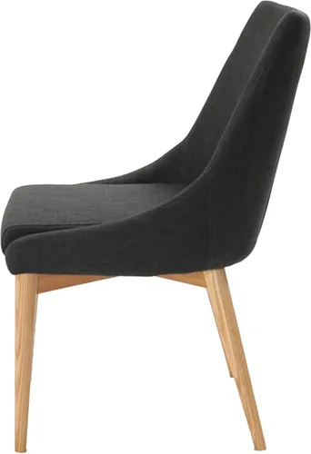 Vista 5 de Silla de comedor de ratán girasol L-C312DG 1 par (gris oscuro)