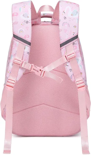 Vista 3 de abshoo Mochila ligera para niños para la escuela primaria Kindergarten Bookbag School Bags, Swan, Escuela, viaje