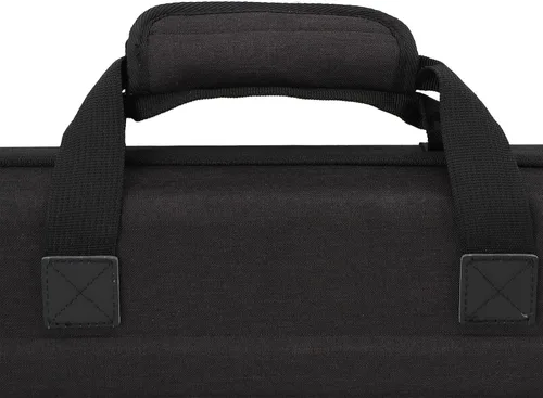 Vista 8 de CCYLEZ Funda de transporte universal para controlador de DJ, bolsa protectora acolchada de EVA con correa de hombro ajustable y forro brillante