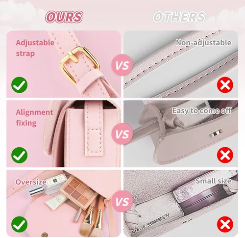 Vista 5 de Regalos de bolso para niñas Regalos de cumpleaños para niñas de 3, 4, 5, 6, 7 y 8 años, bolso para niña pequeña, bolso cruzado (A, rosa)