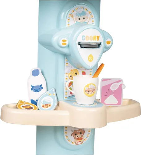 Vista 4 de Smoby 310717 Ptitoo - Cocina infantil con formas y sonido ajustables, 22 accesorios, óptima para edades tempranas, multicolor