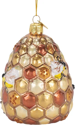 Vista 4 de Kurt S. Adler Adorno de cristal Noble Gems Bee-Hive
