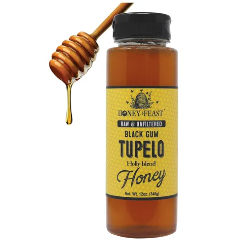 Vista 12 de Honey Feast Flower Powered Allergy Blend 10 veces miel, 12 onzas