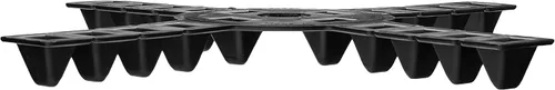 Vista 3 de Soporte para plantas Bosmere S10410 Down Under, 12 pulgadas, Negro