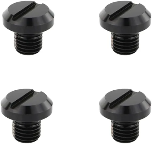Vista 3 de Xitomer 4 tapones para agujeros de espejo M10x1.25, aptos para Z125/Z400/FZ-07 MT-07 / FZ-09 MT-09, CRF250L/CB1000R, SV650 / KLR 650, CNC de aluminio