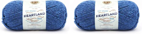 Vista 41 de Lion Brand Yarn Heartland Yarn, Hilo de Peso Medio para Tejer, Ganchillo y Manualidades, 1 Paquete, Great Smoky Mountains Grandes Montañas Humeantes